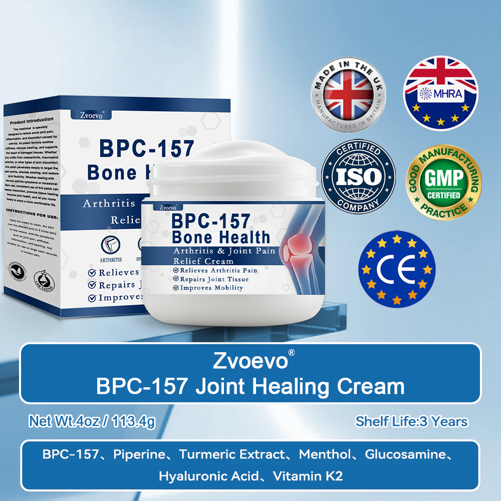 Zvoevo® BPC-157 Joint Repair Cream 👨⚕️ MHRA Certified (Treats arthritis, neuropathy, rheumatism & sports injuries — improves mobility & flexibility)