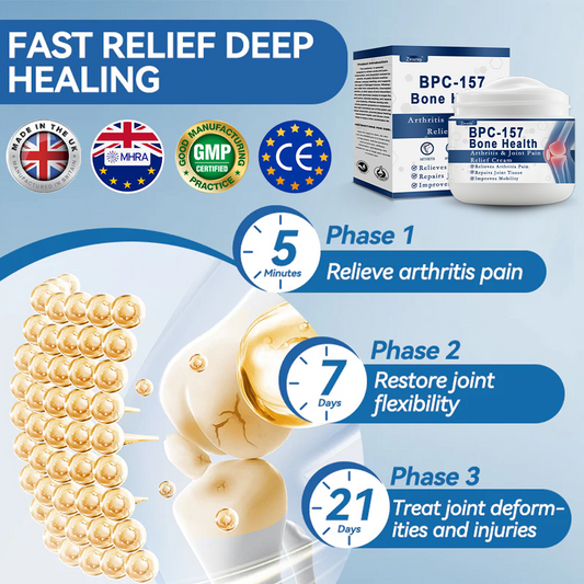 Zvoevo® BPC-157 Joint Repair Cream 👨⚕️ MHRA Certified (Treats arthritis, neuropathy, rheumatism & sports injuries — improves mobility & flexibility)