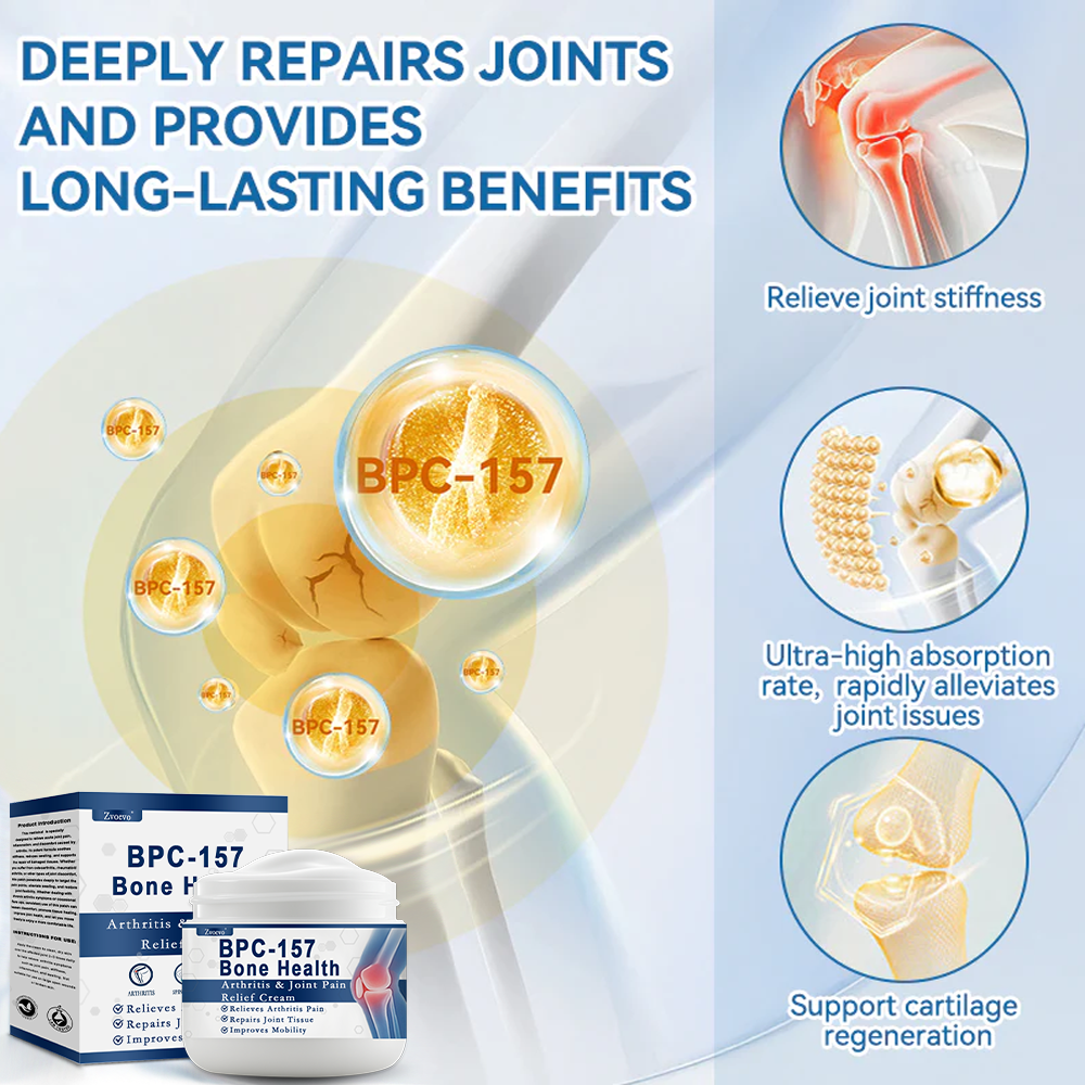 Zvoevo® BPC-157 Joint Repair Cream 👨⚕️ MHRA Certified (Treats arthritis, neuropathy, rheumatism & sports injuries — improves mobility & flexibility)