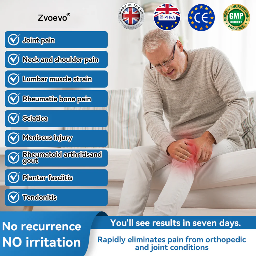 Zvoevo® BPC-157 Joint Repair Cream 👨⚕️ MHRA Certified (Treats arthritis, neuropathy, rheumatism & sports injuries — improves mobility & flexibility)