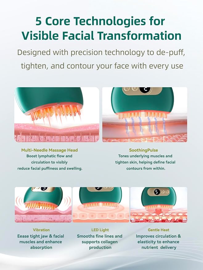 Zentheca Lymphatic Contour Face Brush